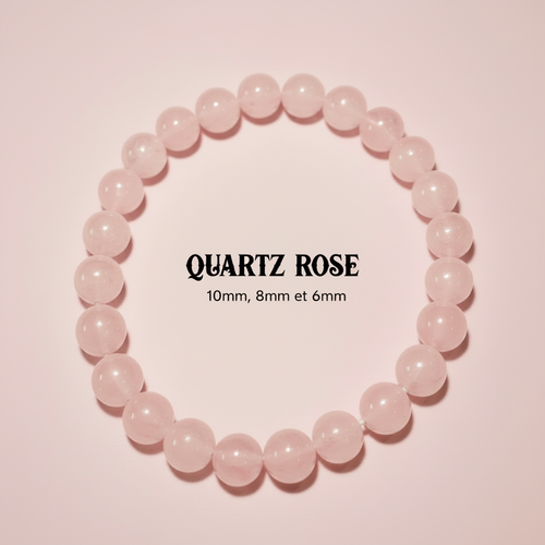 Bracelet Quartz Rose retouché