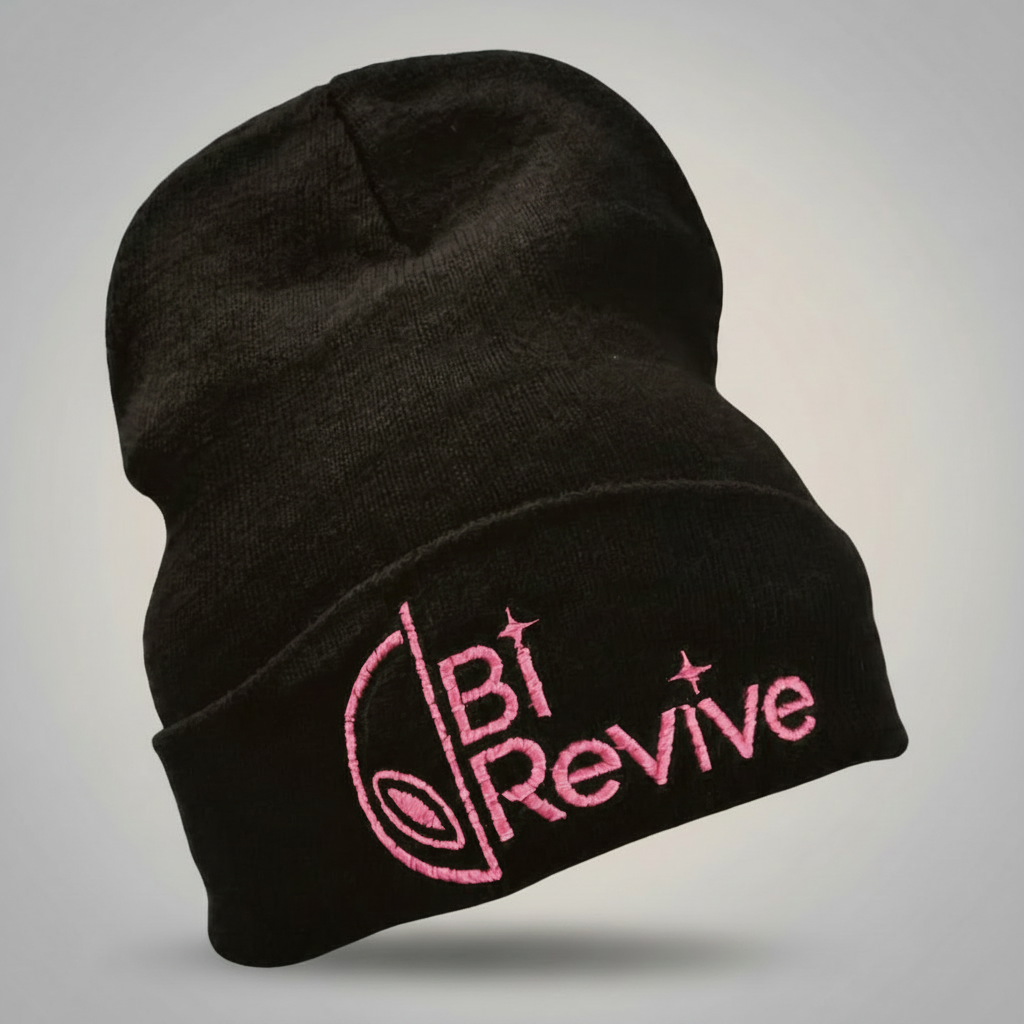 Tuque BiRevive logo rose