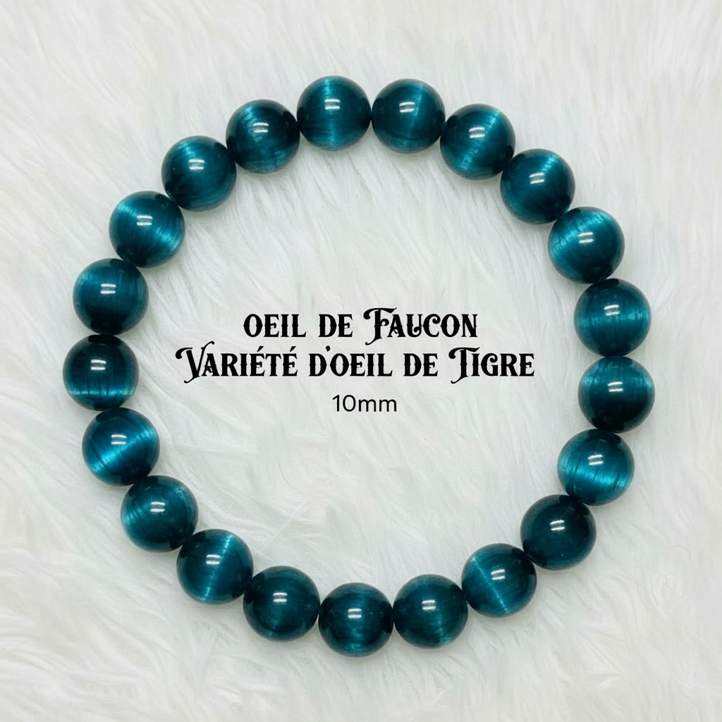 Oeil de Faucon - Variété d'Oeil de Tigre 10mm