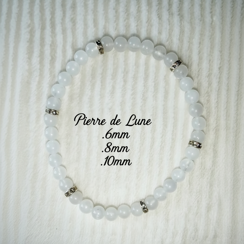 Pierre de Lune .6mm .8mm .10mm